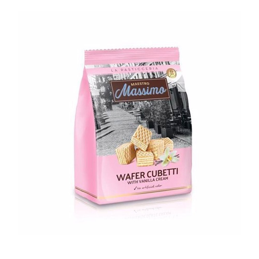 WAFER CUBETTI HAZELNUT 250GR