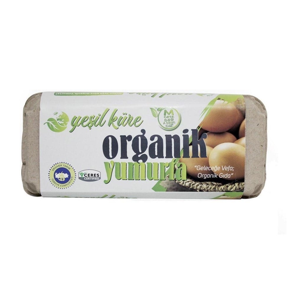 YUMURTA ORGANİK YEŞİLKÜRE(10 ADET)