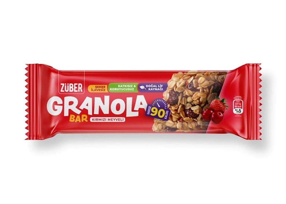 ZUBER GRANOLA BAR ORMAN MEYVELİ 25G