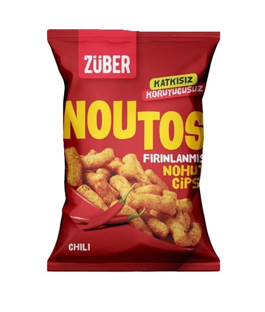 ZUBER NOUTOS FIRINLANMIŞ NOHUT CİPSİ CHİLİ 55G