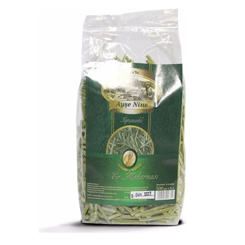 AYŞE NİNE ISPANAKLI ERİŞTE 500 GR