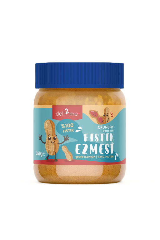 DELİ2ME CRUNCHY FISTIK EZMESİ 360 GR