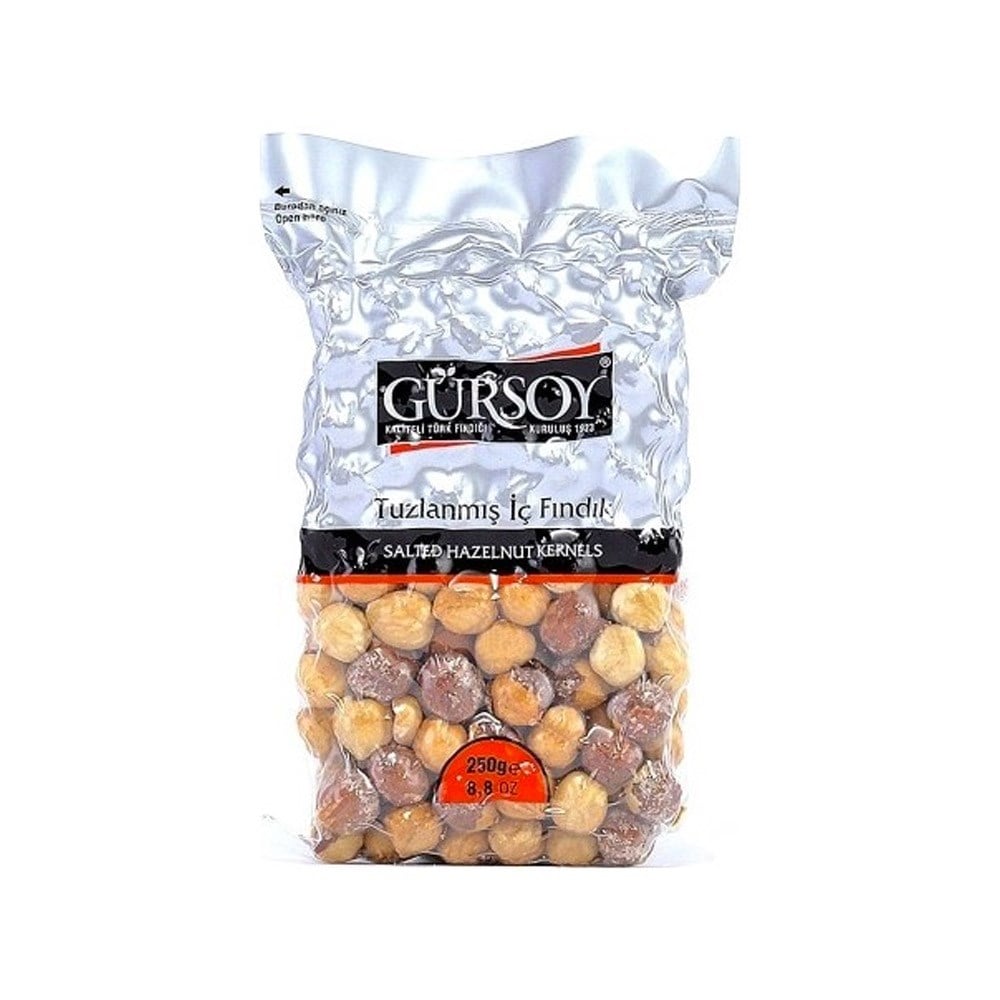 GÜRSOY TUZLANMIŞ İÇ FINDIK 250 GR