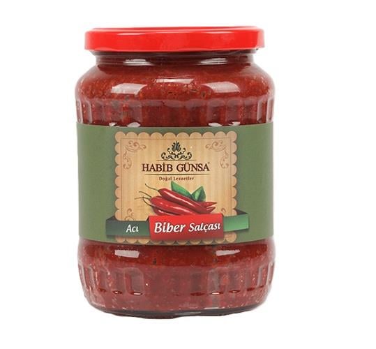HABİB GÜNSA BİBER SALÇASI ACI 800 GR