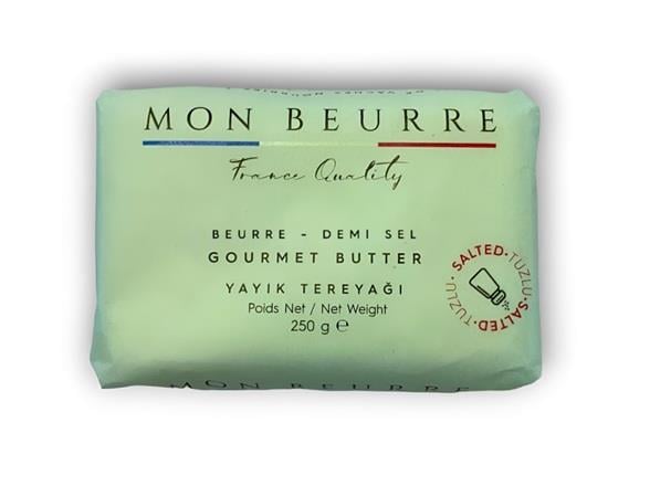 MON BEURRE GURME YAYIK TEREYAĞI TUZLU 250 GR