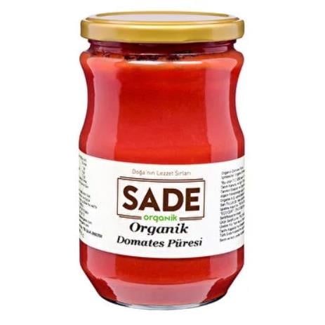 SADE ORGANİK DOMATES PÜRESİ 680 GR