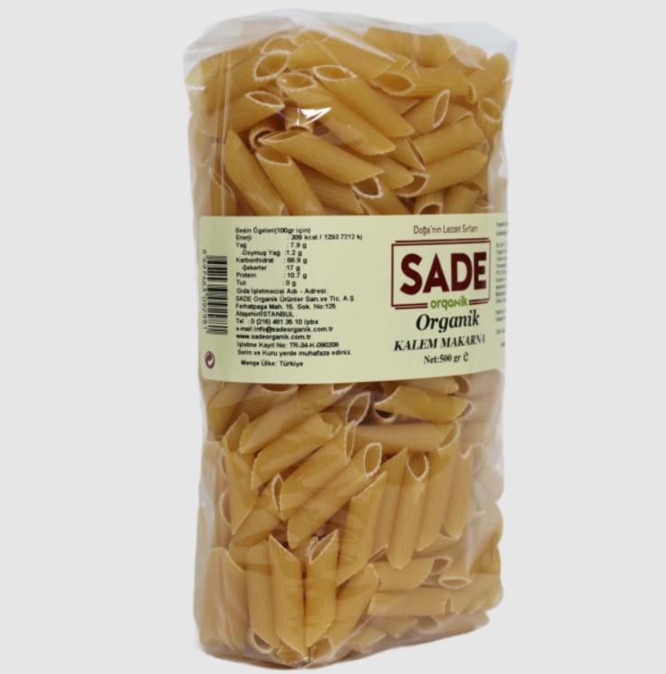 SADE ORGANİK KALEM MAKARNA