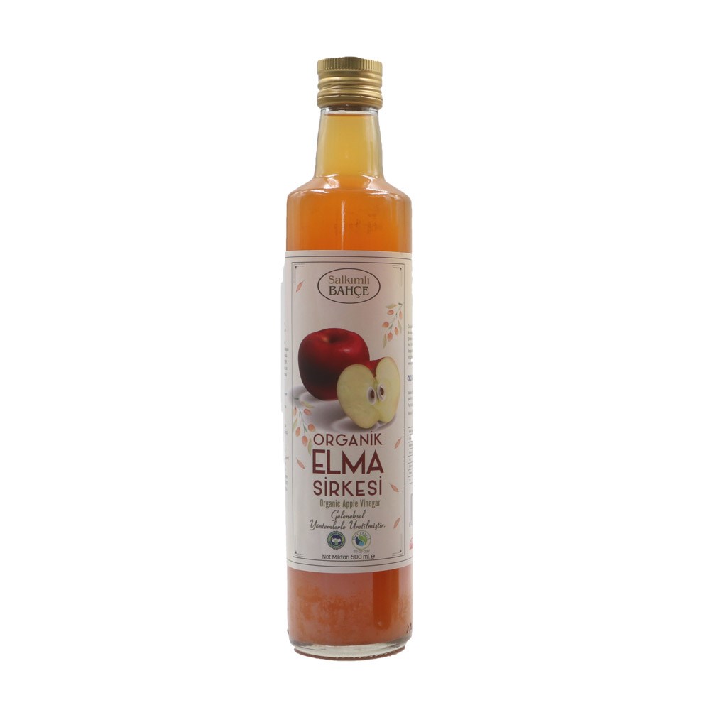 SALKIMLI BAHÇE ORGANİK ELMA SİRKESİ 500 ML