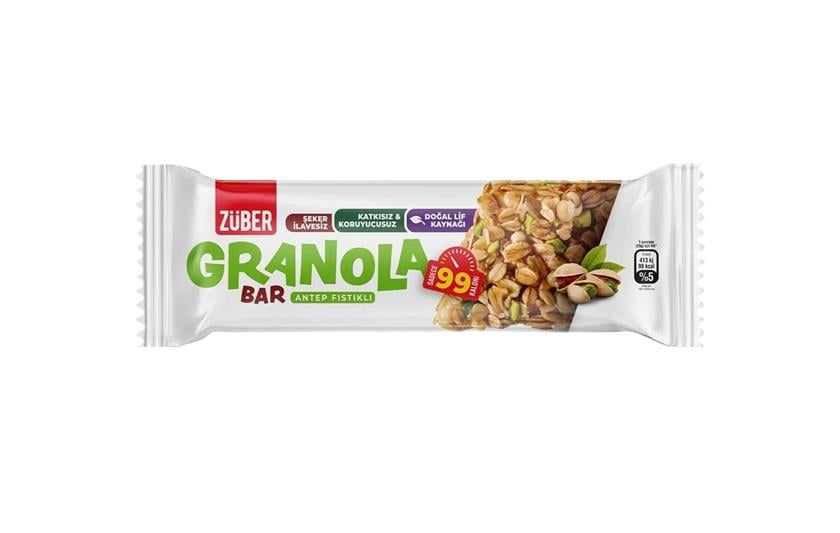 ZUBER GRANOLA BAR ANTEP FISTIKLI 25G