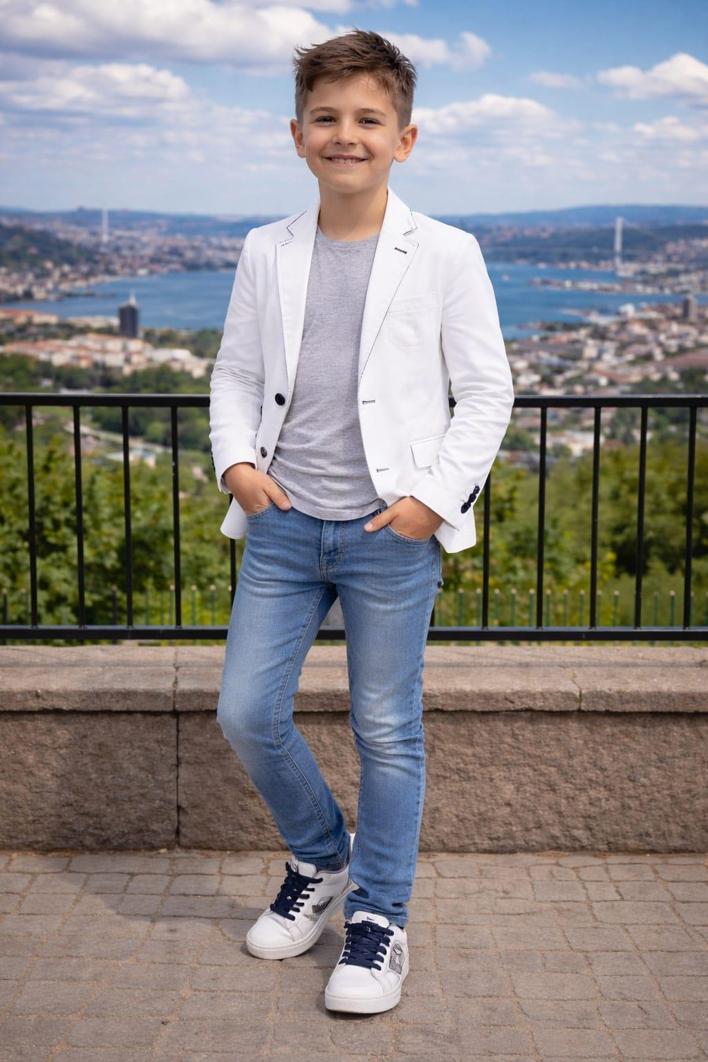 ALEXANDERGARDI 4-12 Yaş Erkek Çocuk Ceket