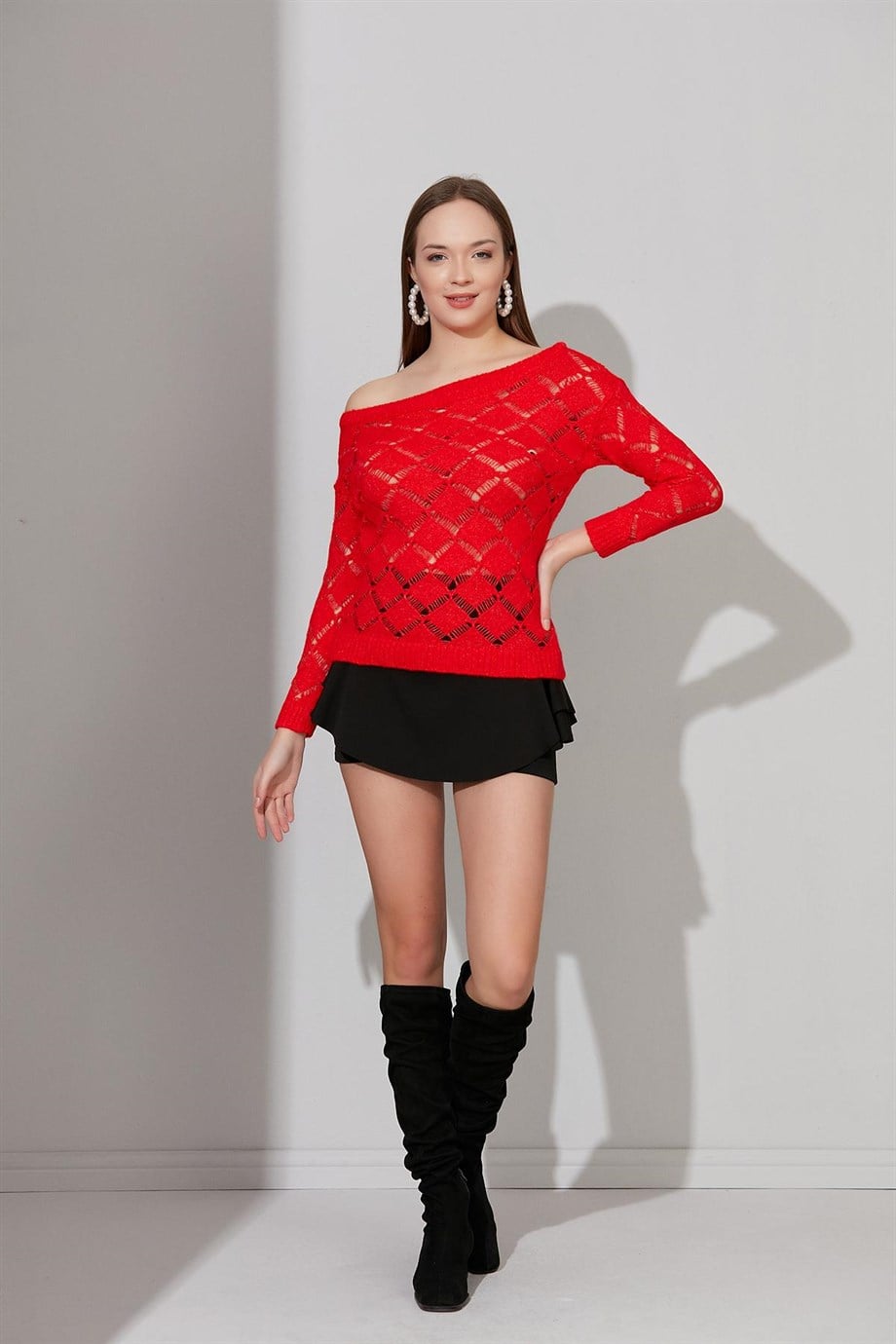 ALEXANDERGARDI AJURLU TRİKO KAZAK (B21-CMLKZK0)