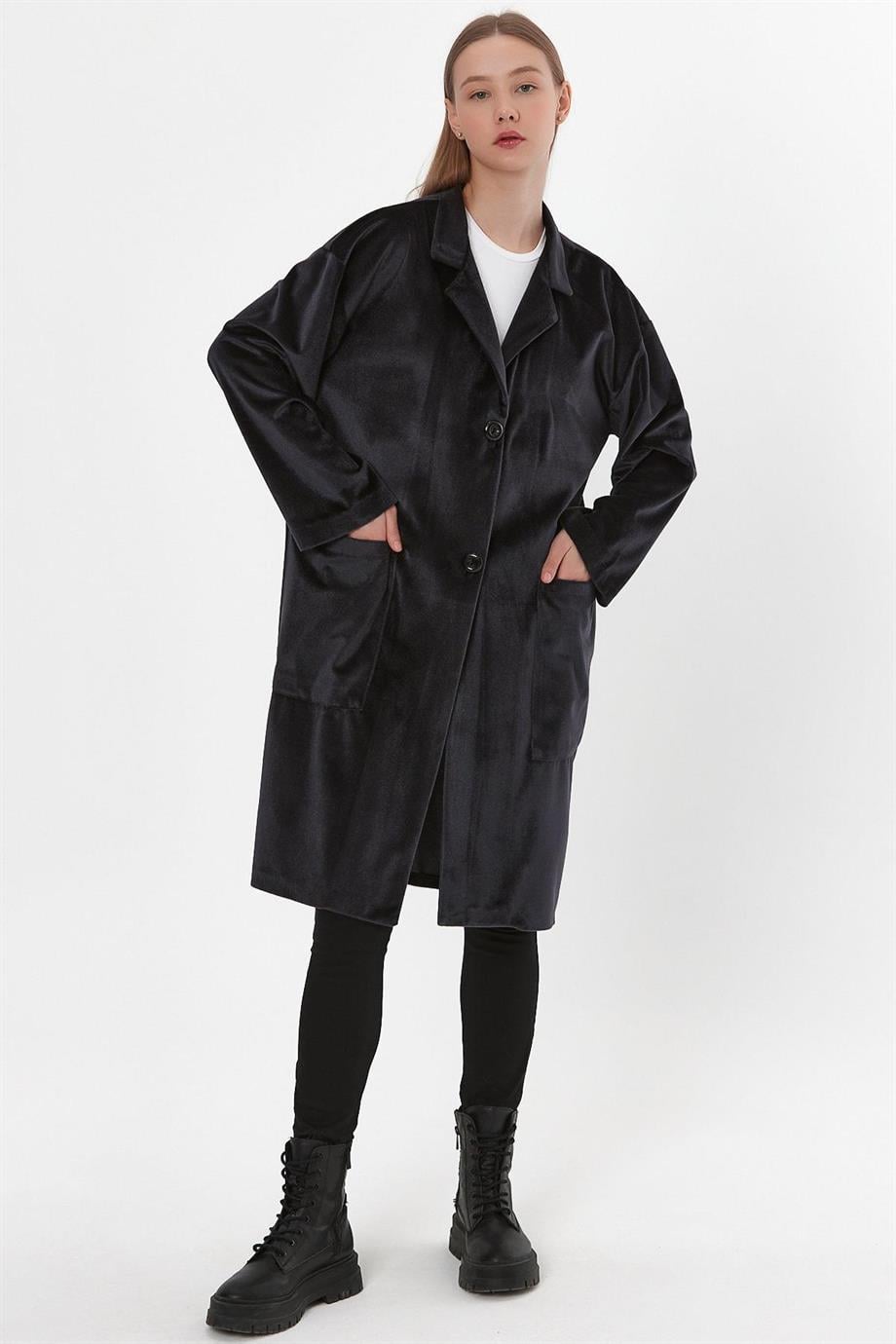 ALEXANDERGARDI CEPLİ OVERSİZE TRENÇKOT (B23-26801)