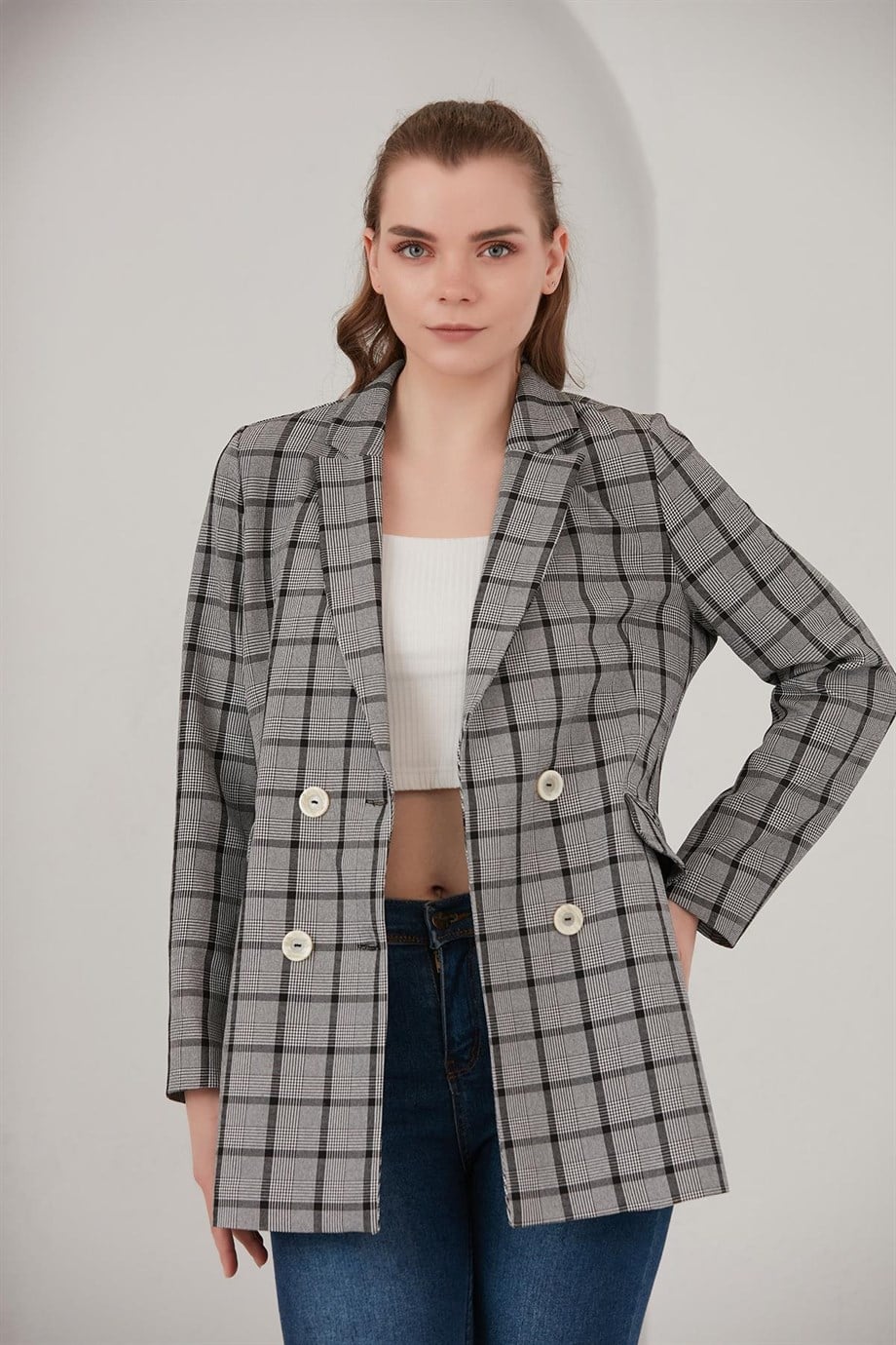 ALEXANDERGARDI EKOSELİ BLAZER CEKET (B22-20401)