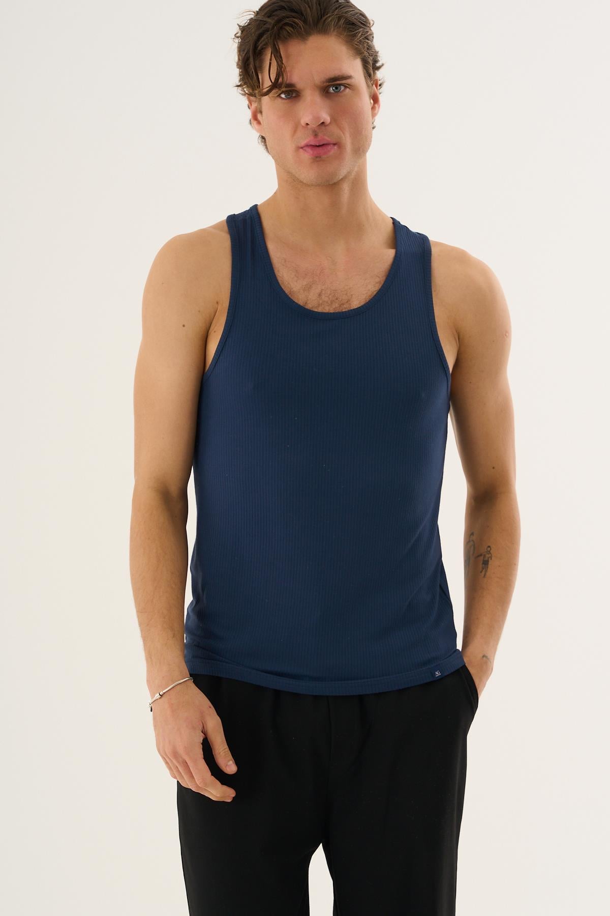 ALEXANDERGARDI Kalın Askılı Fitilli Atlet