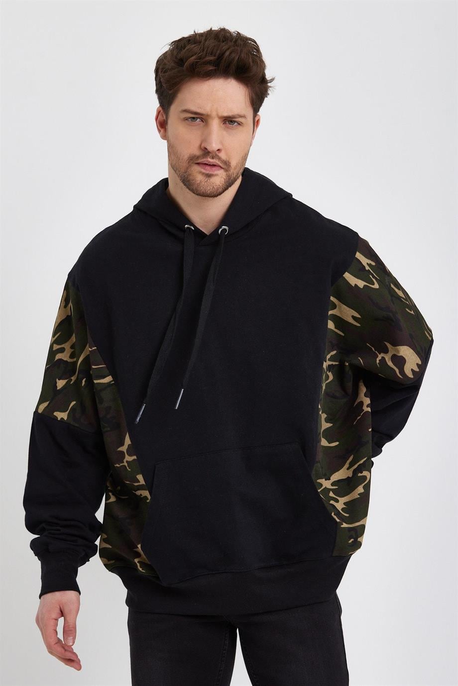 ALEXANDERGARDI KAPÜŞONLU OVERSİZE SWEATSHIRT(E22-75200)