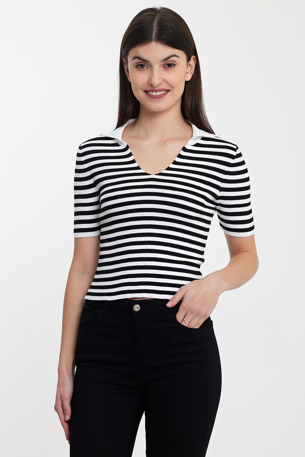 ALEXANDERGARDI POLO YAKA TRİKO BLUZ(A92314-S)
