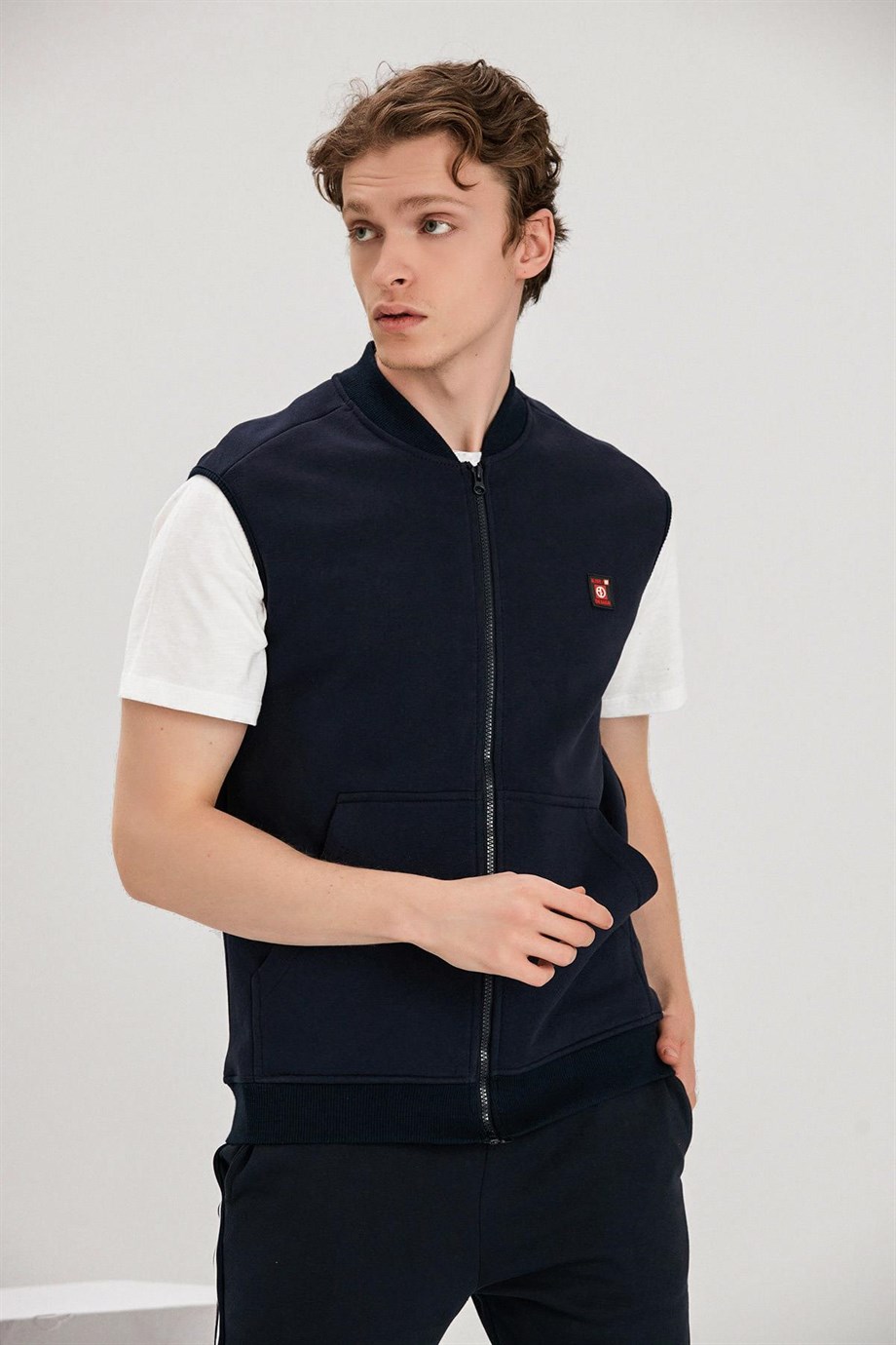 ALEXANDERGARDI REGULAR FİT FERMUARLI YELEK (E22-618A)