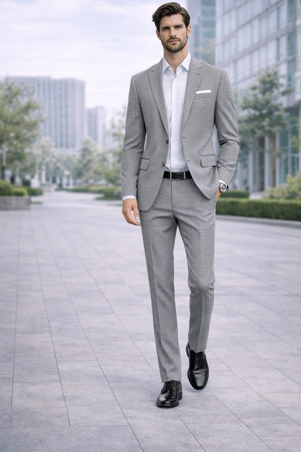 Erkek Regular Fit Takım Elbise