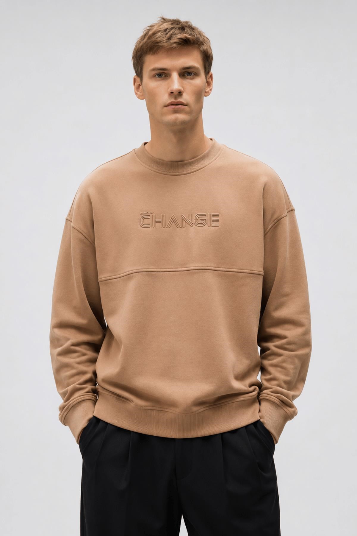 Önü Baskılı Sweatshirt