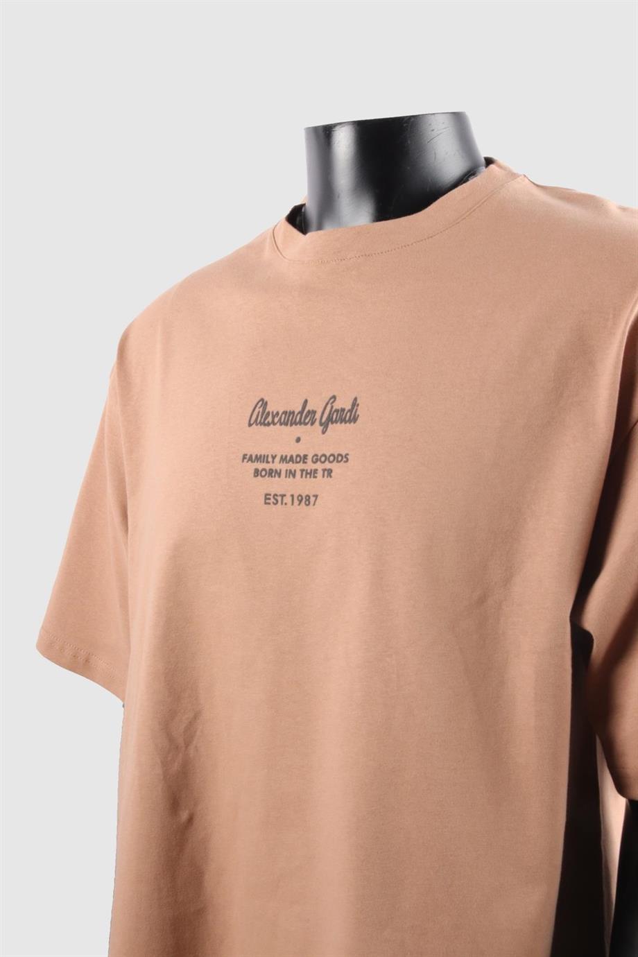 ALEXANDERGARDI BASKILI OVERSİZE T-SHİRT (UNX0072)