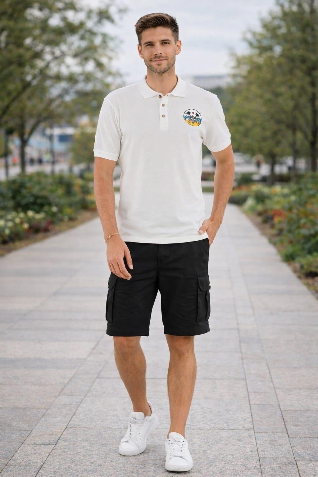 ALEXANDERGARDI Baskılı Polo Yaka T-Shirt