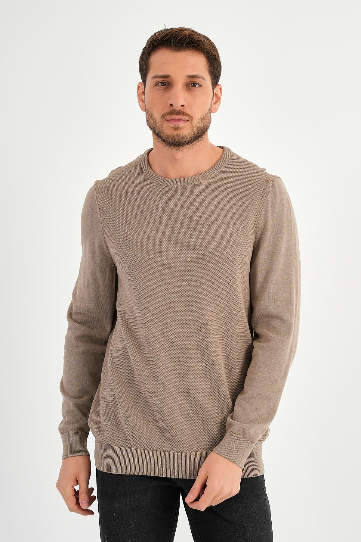 ALEXANDERGARDI BİSİKLET YAKA REGULAR FİT KAZAK (E24-EZE-03)