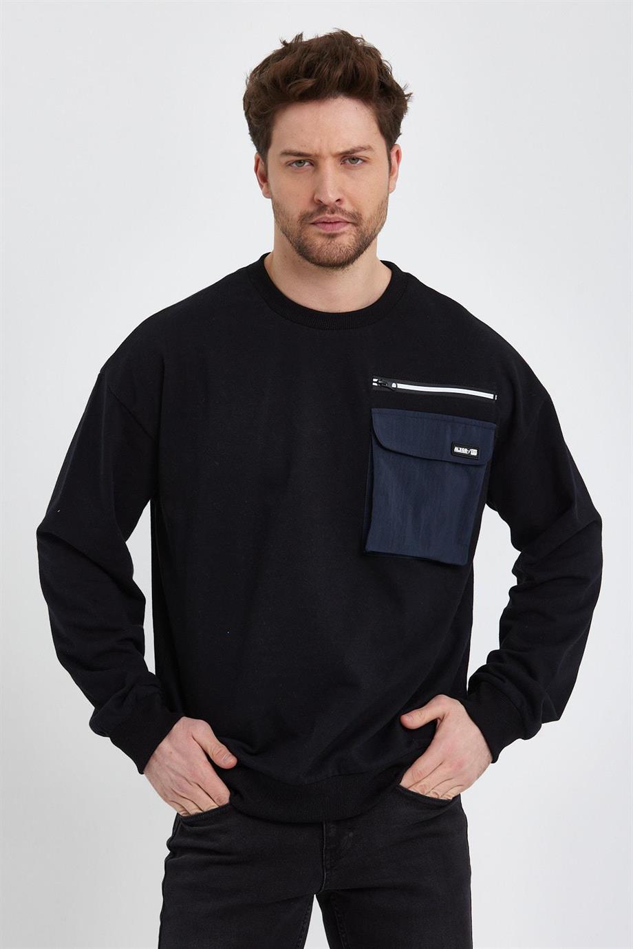 ALEXANDERGARDI CEP DETAYLI SWEATSHİRT(E23-75500)