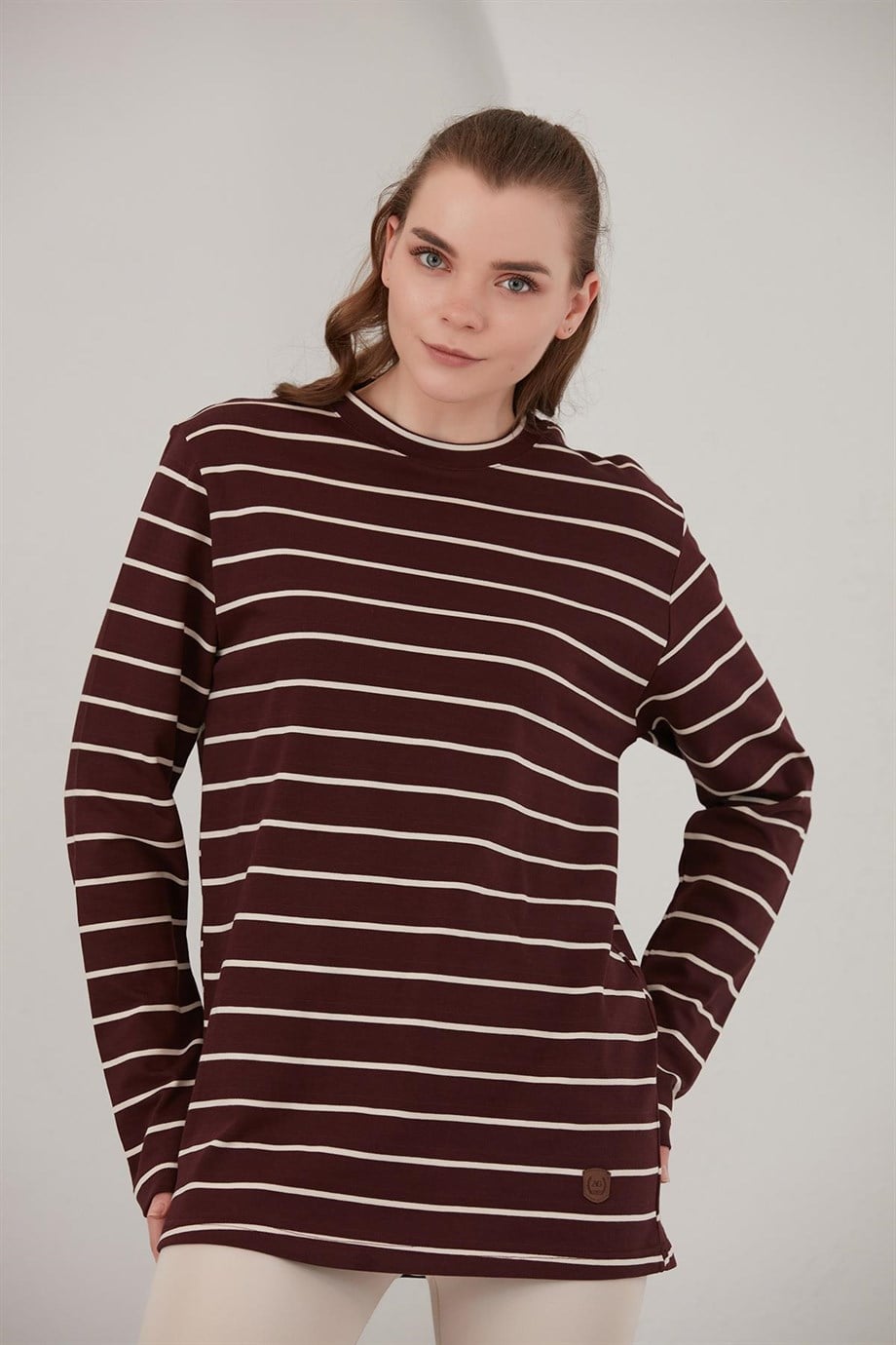 ALEXANDERGARDI ÇİZGİLİ SWEATSHİRT (E22-73201)