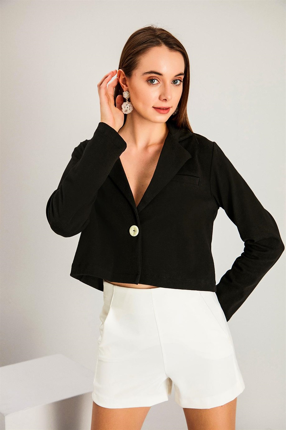 ALEXANDERGARDI CROP BLAZER CEKET (B21-21400)
