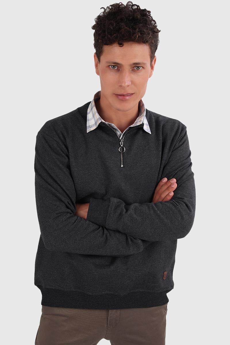 ALEXANDERGARDI DİK YAKA RERMUARLI SWEATSHIRT (E23-230200)