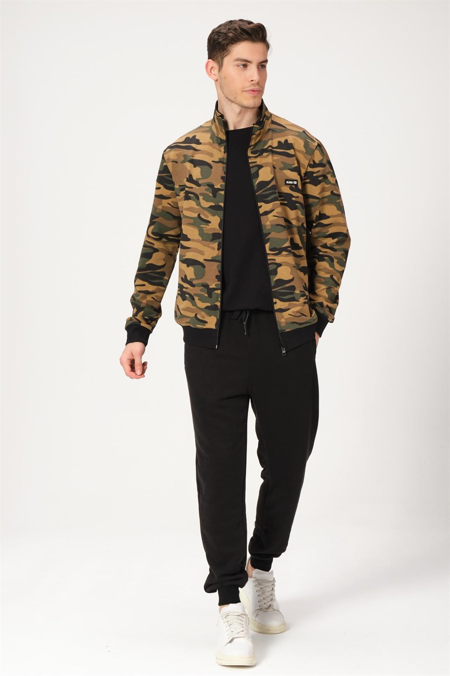 ALEXANDERGARDI FERMUARLI DİK YAKA SWEATSHİRT (E21-7300)