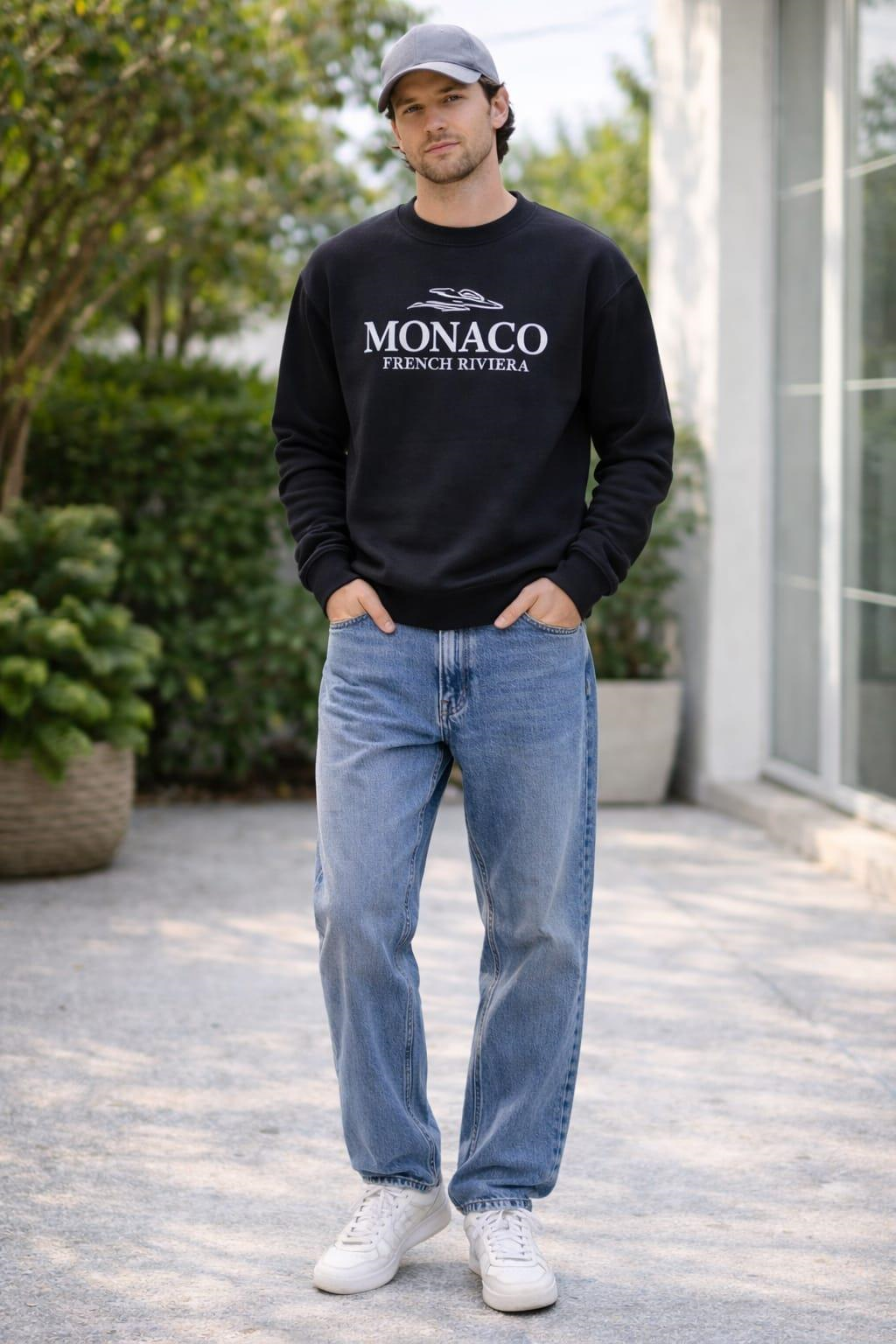 ALEXANDERGARDI İÇİ POLARLI BASKI DETAYLI SWEATSHIRT