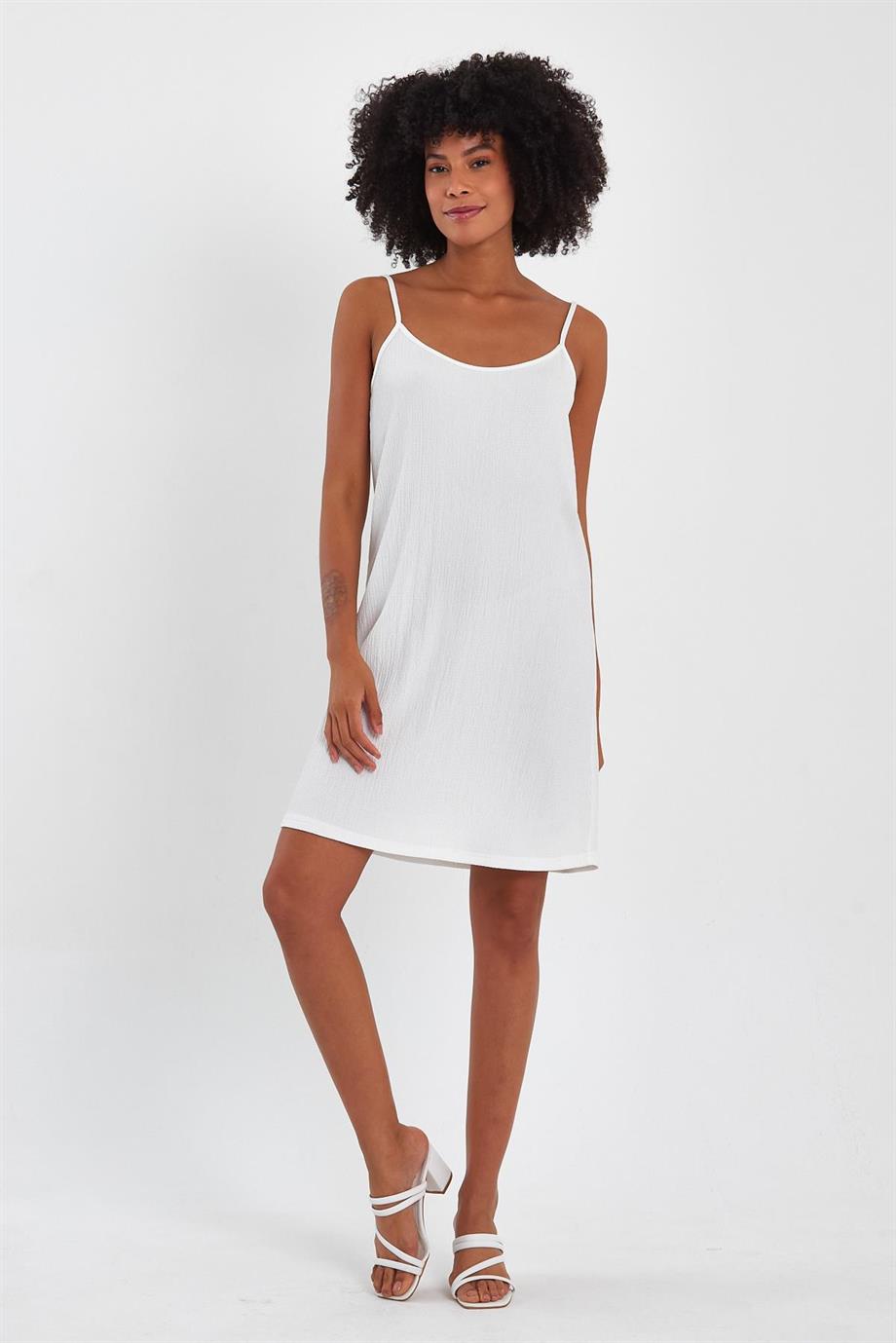 ALEXANDERGARDI İNCE ASKILI MİNİ ELBİSE (B23-00128)