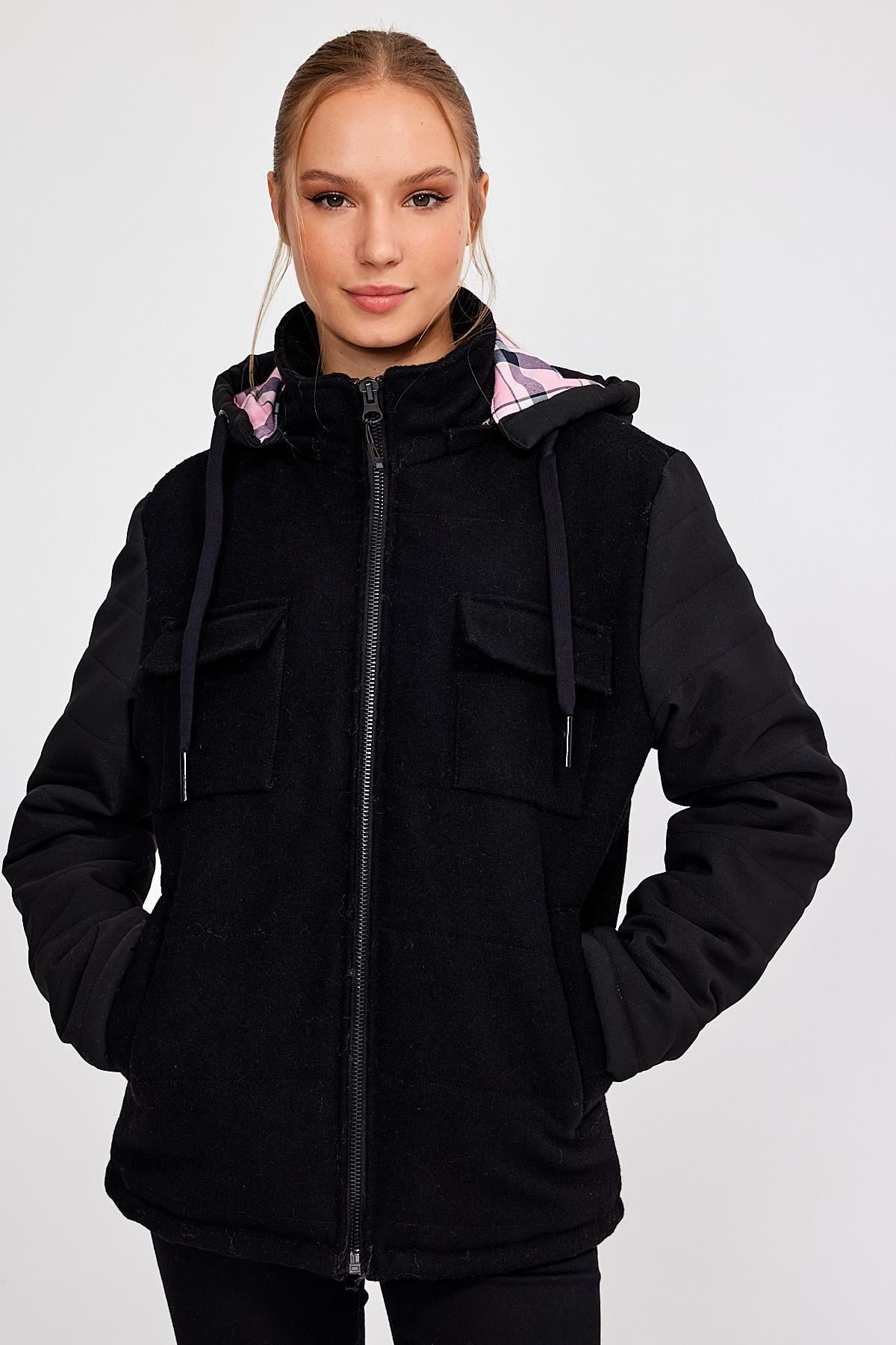 ALEXANDERGARDI KAPÜŞONLU YÜNLÜ COMFORT FİT MONT (E20-379401)