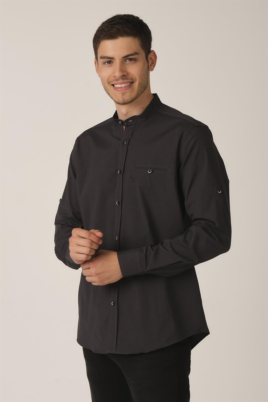 ALEXANDERGARDI KATLANABİLİR KOL REGULAR FİT GÖMLEK (E21-3250)