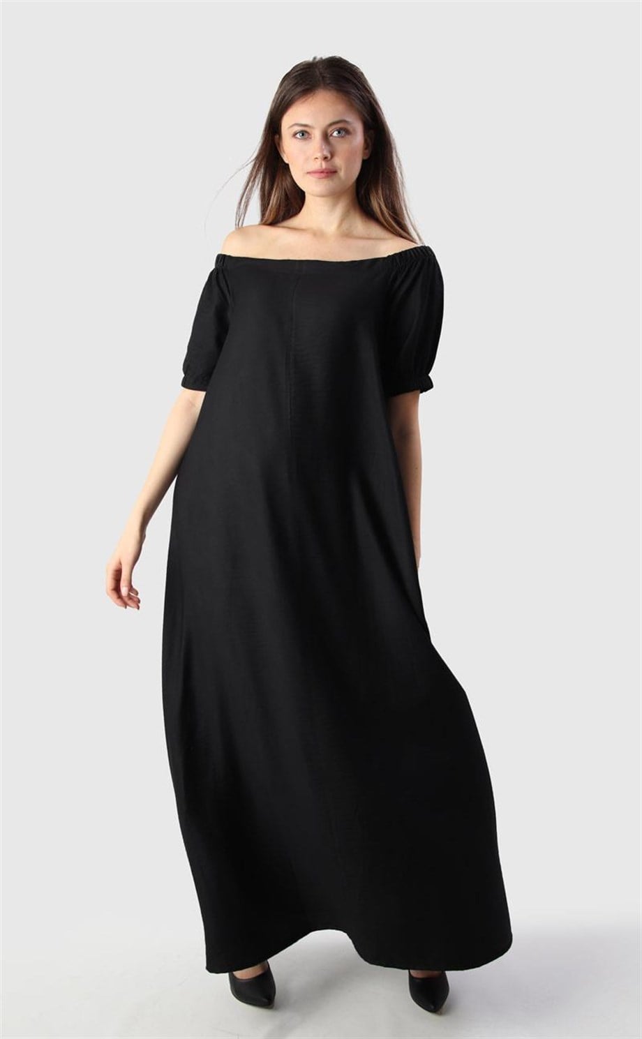 ALEXANDERGARDI MAXI BOY ELBİSE, SİYAH (B20-139301)