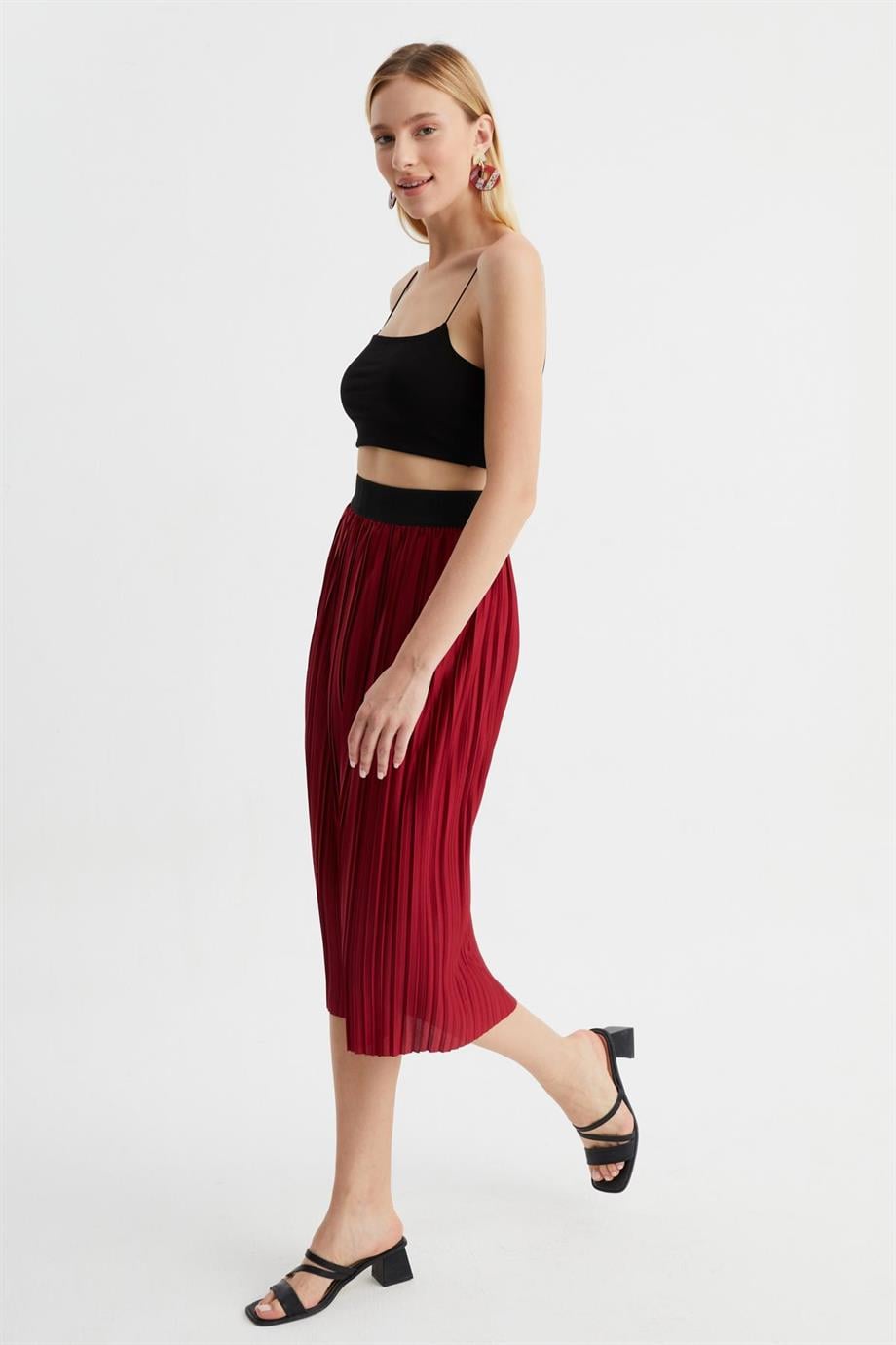 ALEXANDERGARDI PİLİSELİ ETEK (B22-430A)