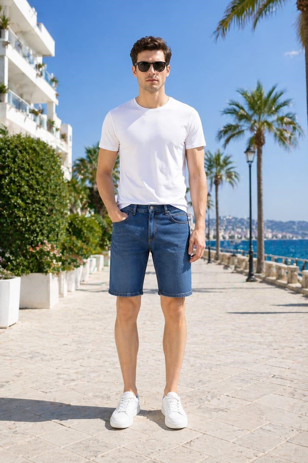 ALEXANDERGARDI Regular Fit Jean Şort 