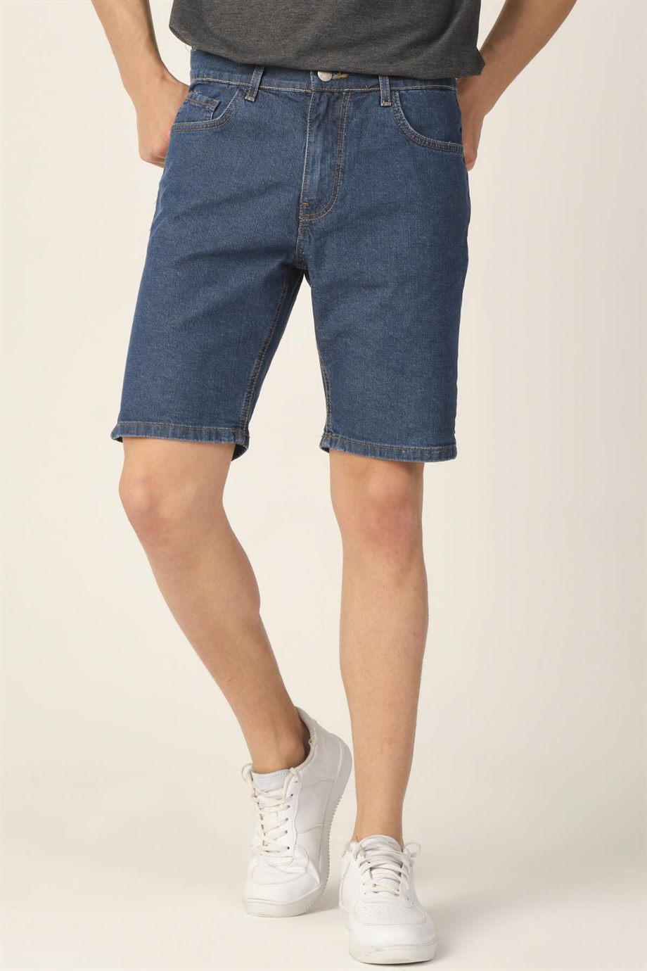 ALEXANDERGARDI REGULAR FİT JEAN ŞORT (21-CMLSRT)