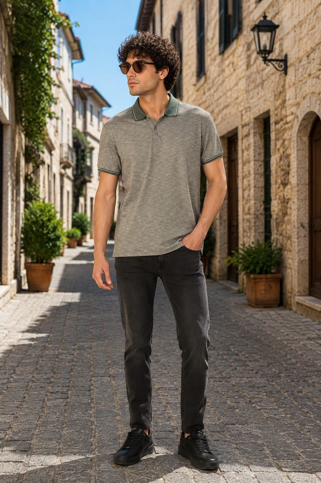 ALEXANDERGARDI Regular Fit Polo Yaka T-Shirt