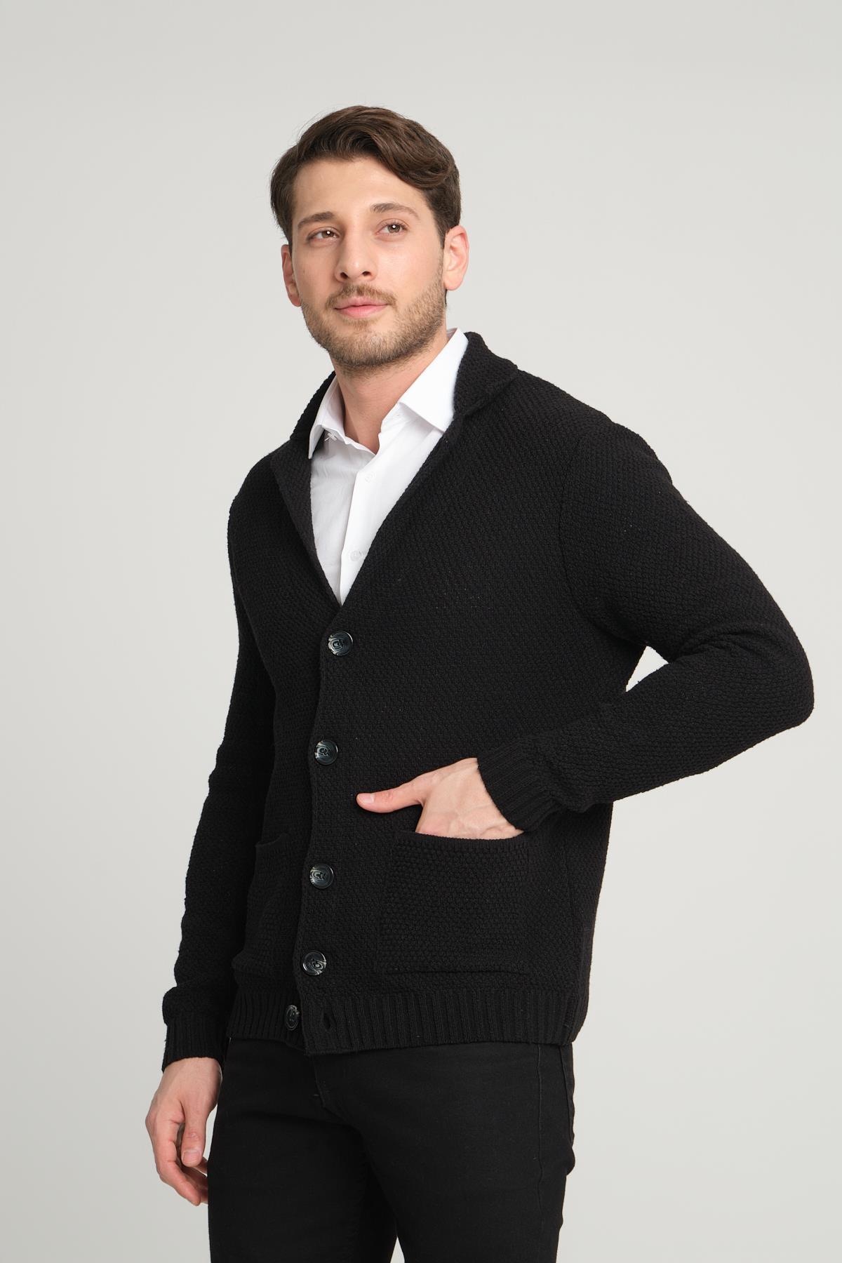 ALEXANDERGARDI V YAKA DÜĞMELİ TRİKO CEKET (E23-6709)