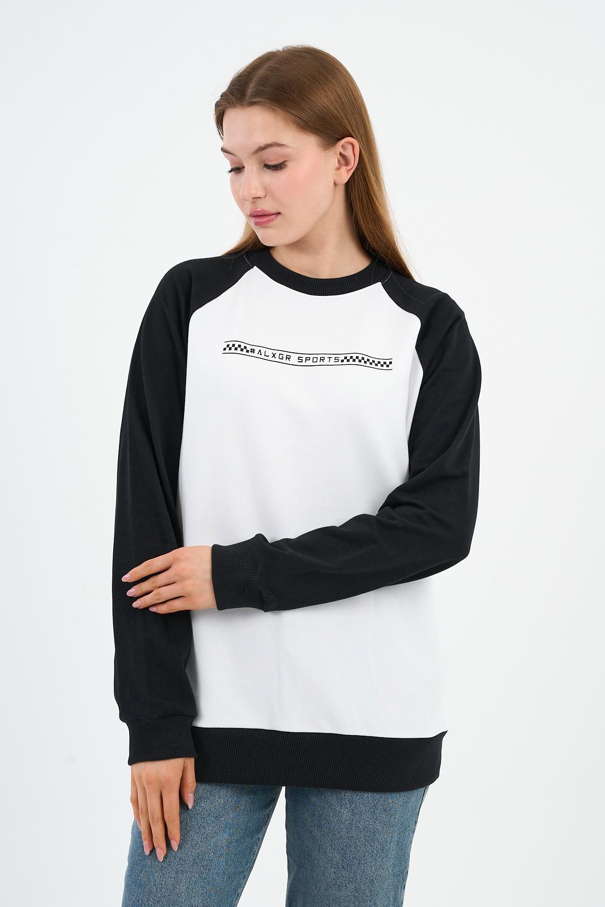 Baskılı Regular Fit Sweatshirt (UNX-731-00-WN)