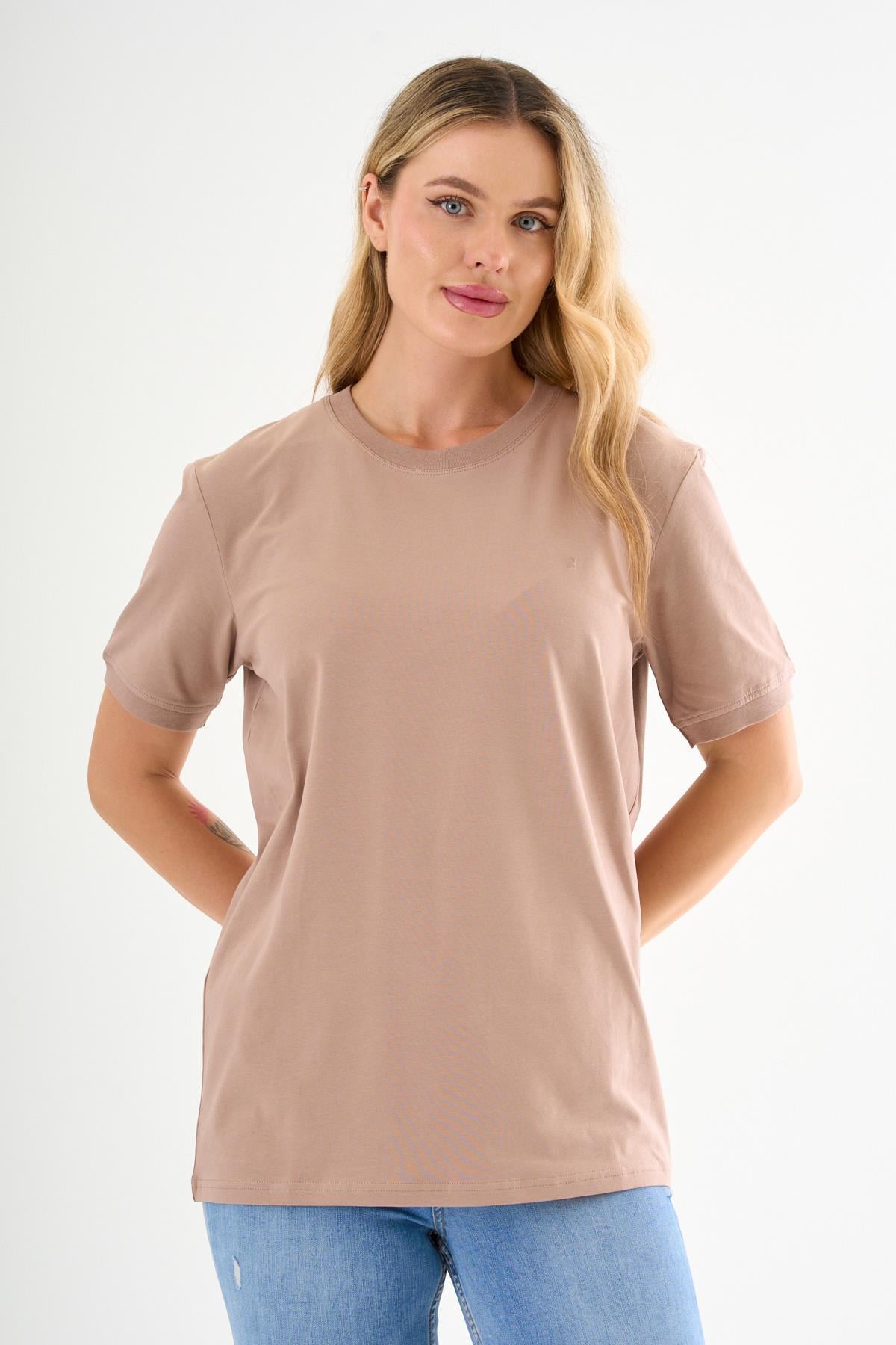Bisiklet Yaka Basic T-shirt