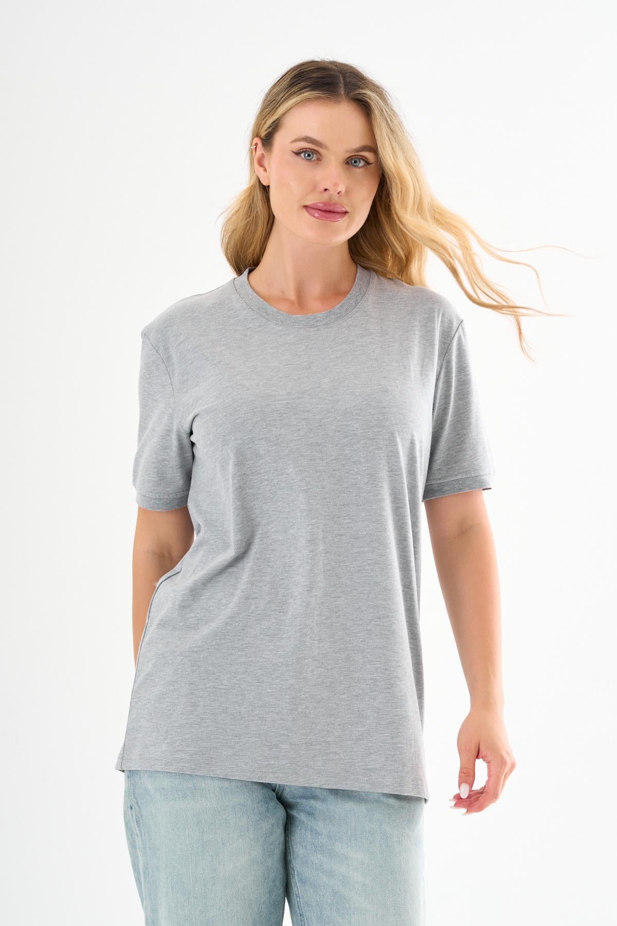 Bisiklet Yaka Basic T-shirt