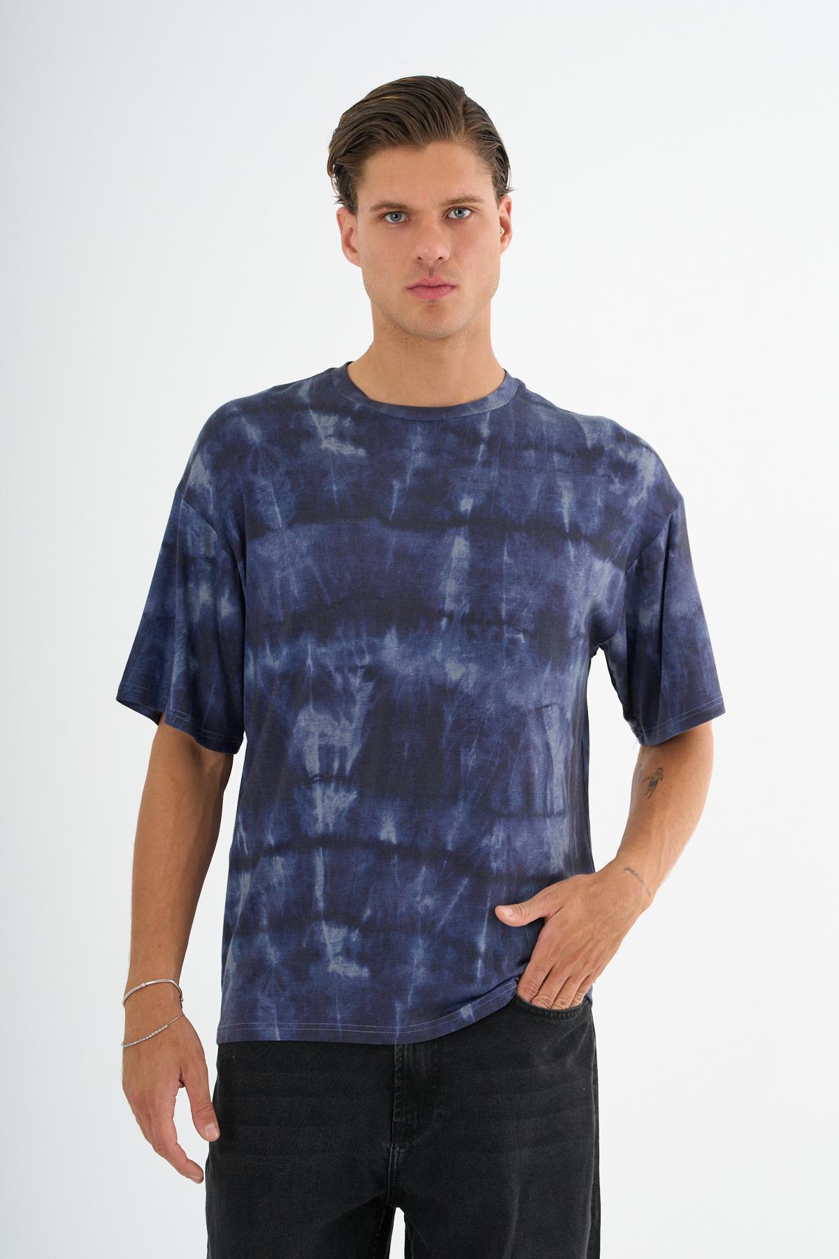 Erkek Batik Baskı Tshirt