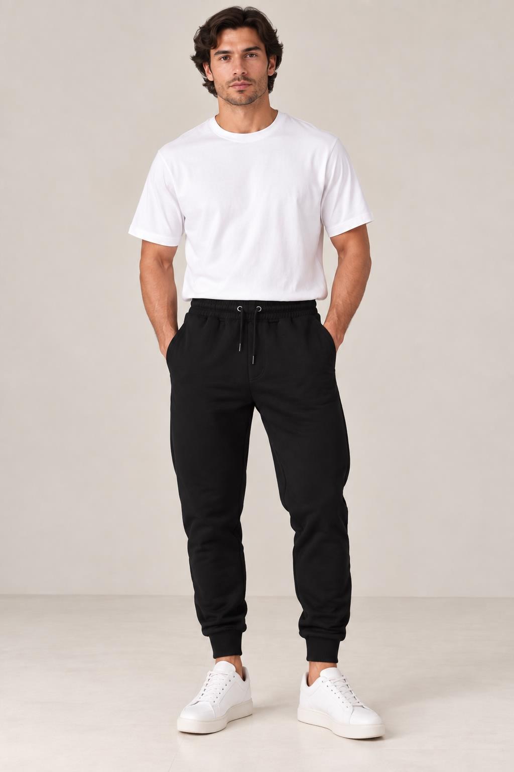 İçi Polar Dokulu Jogger Pantolon