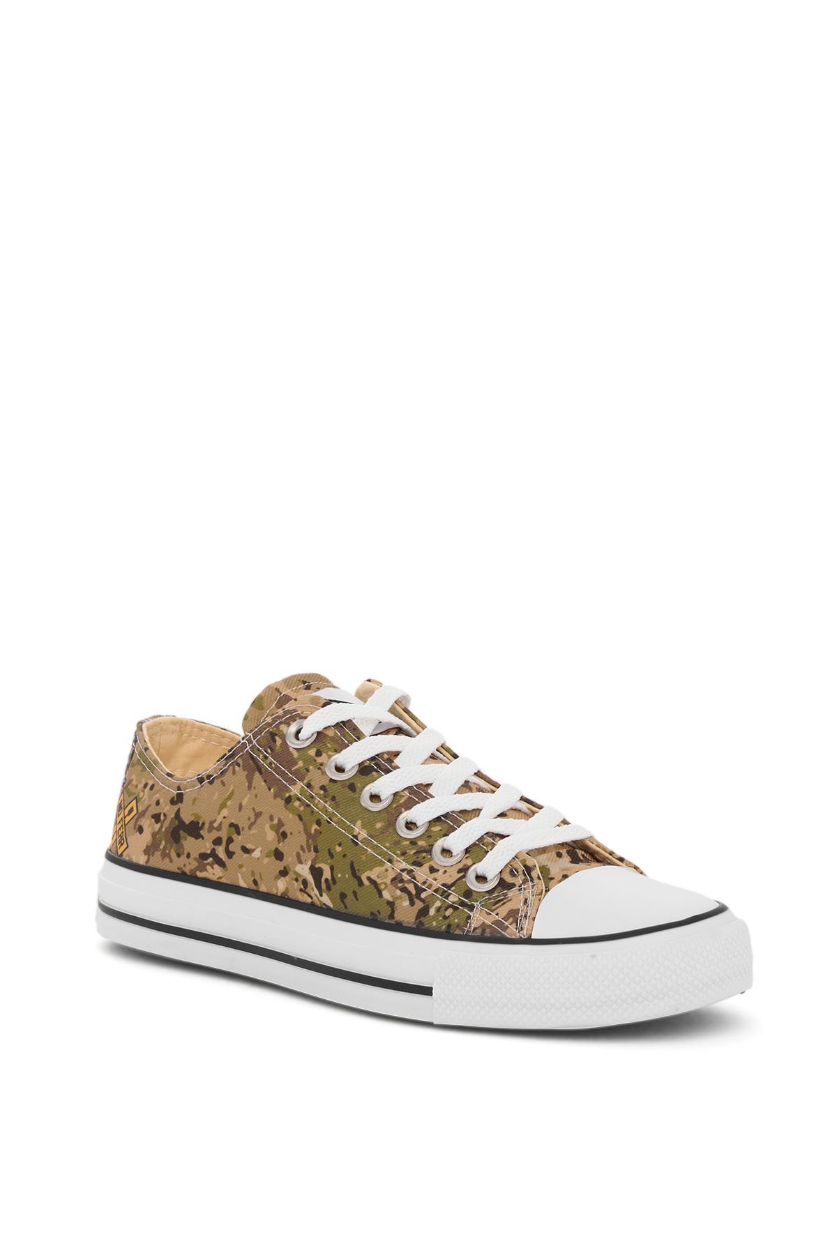 Kamuflaj Desen Kadın Sneaker
