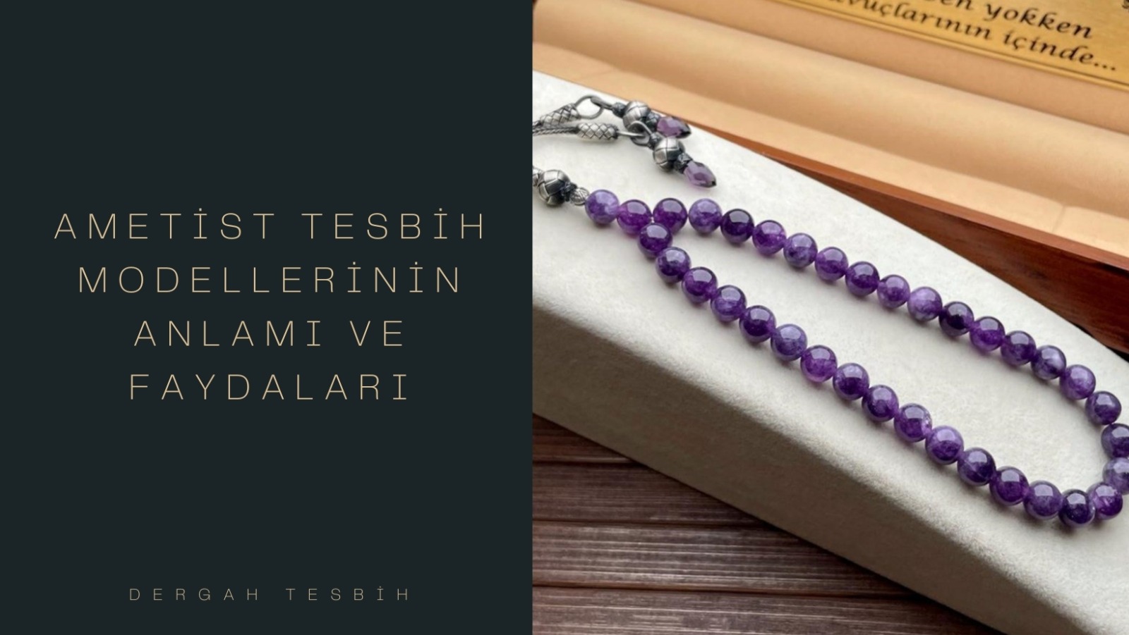 ametist tesbih, dergah tesbih, ametist taşı tesbih