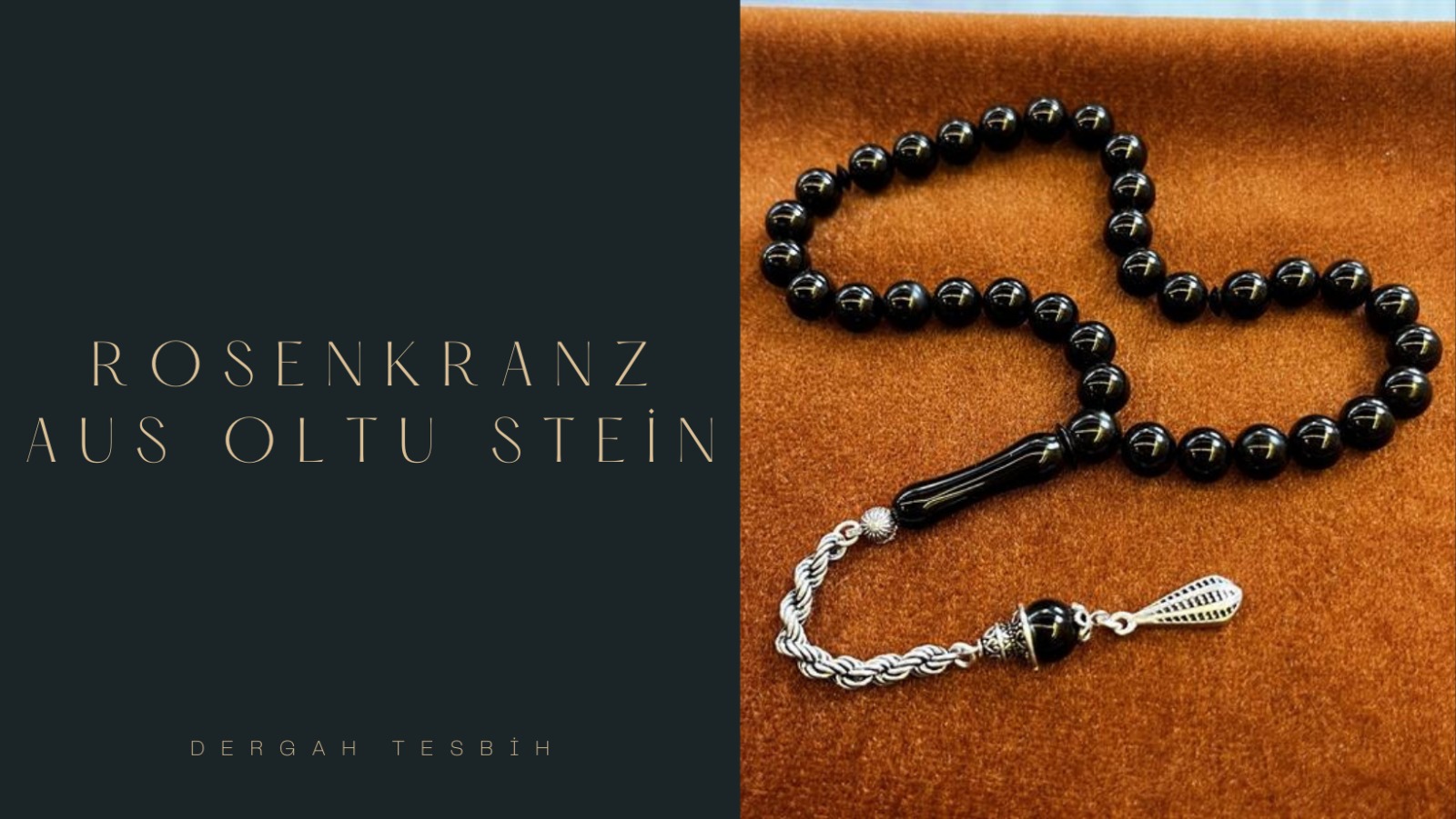 rosenkranz, dergah tesbih, rosenkranz aus oltu stein