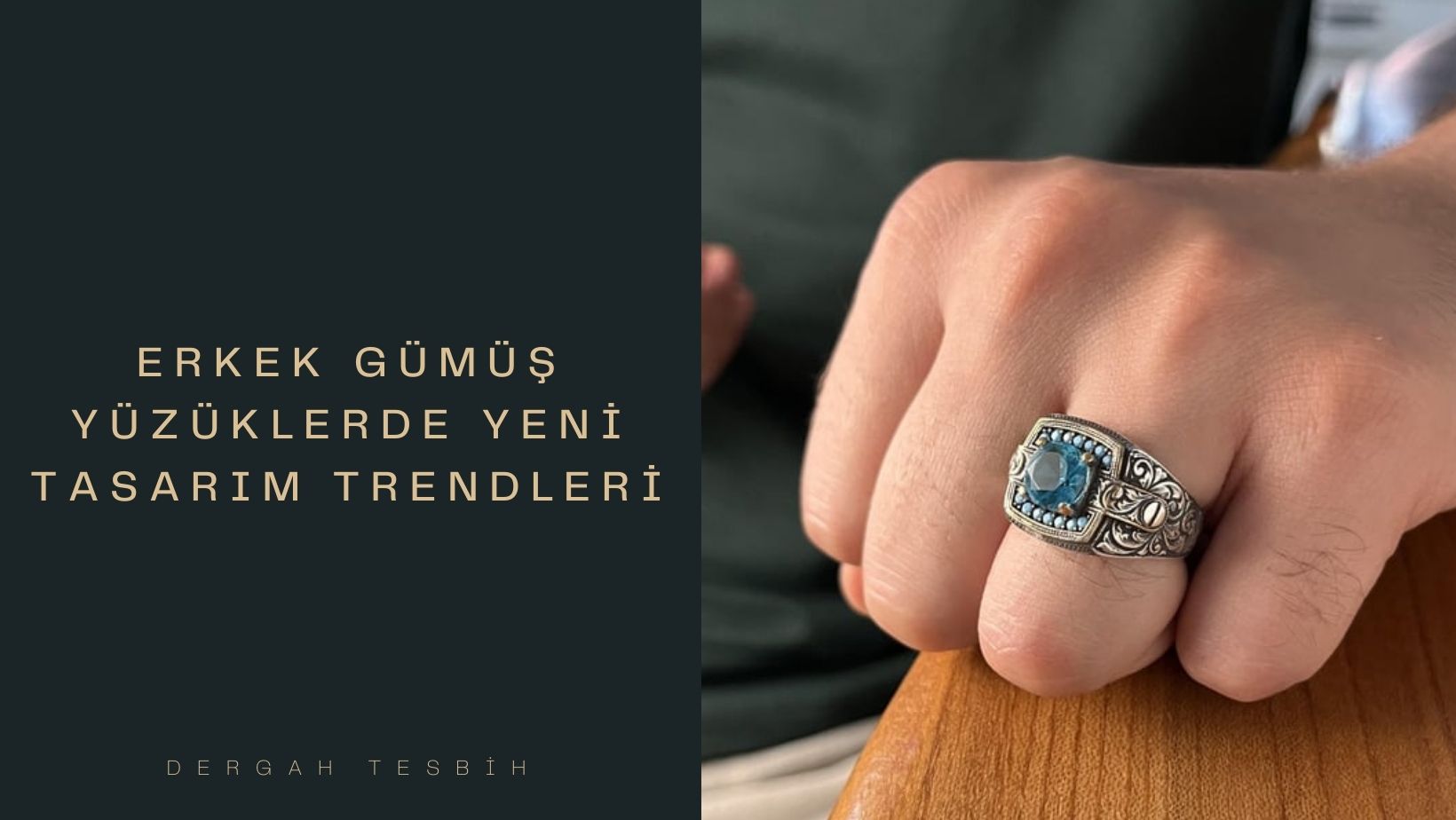erkek gümüş yüzük